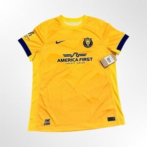 Nike Utah Royals FC 2024 "Ascent" Primary Jersey NWSL Soccer Gold Women Large